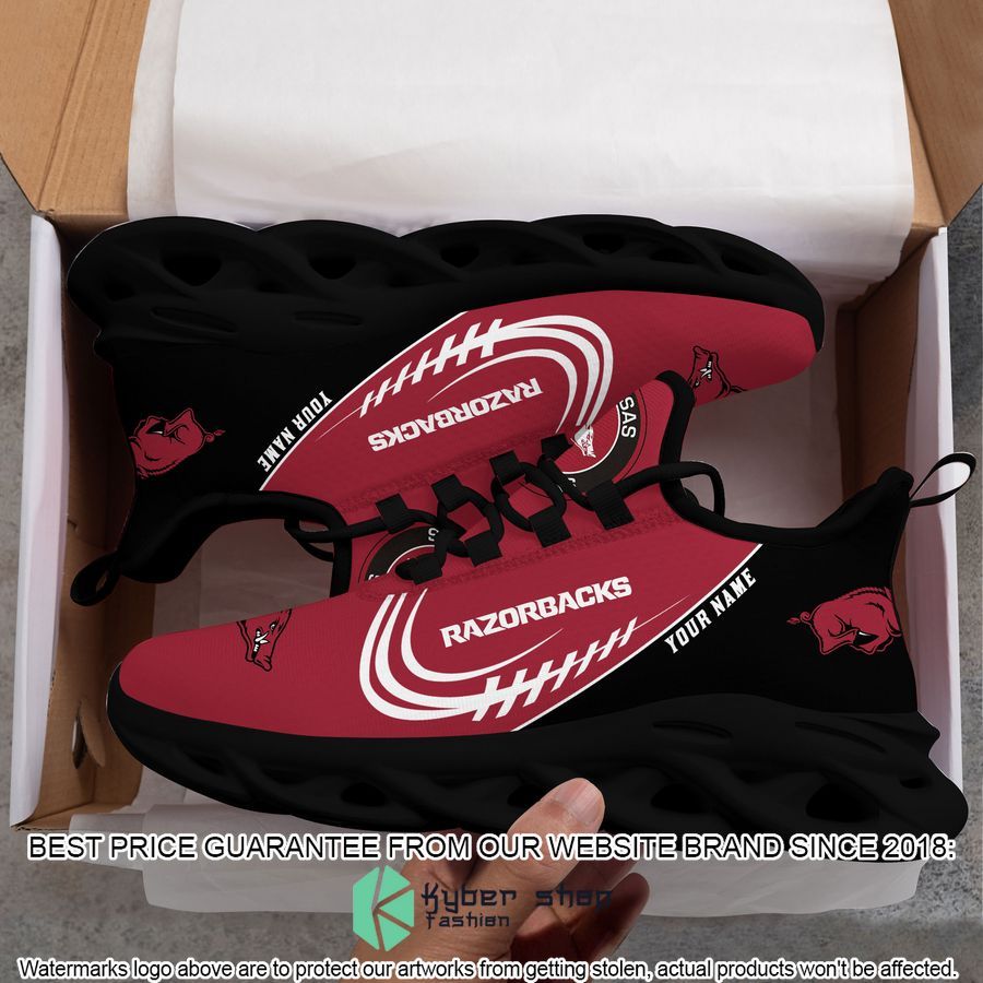 Personalized NCAA Teams Arkansas Razorbacks Max Soul Shoes 5 Personalized NCAA Teams Arkansas Razorbacks Max Soul Shoes word2