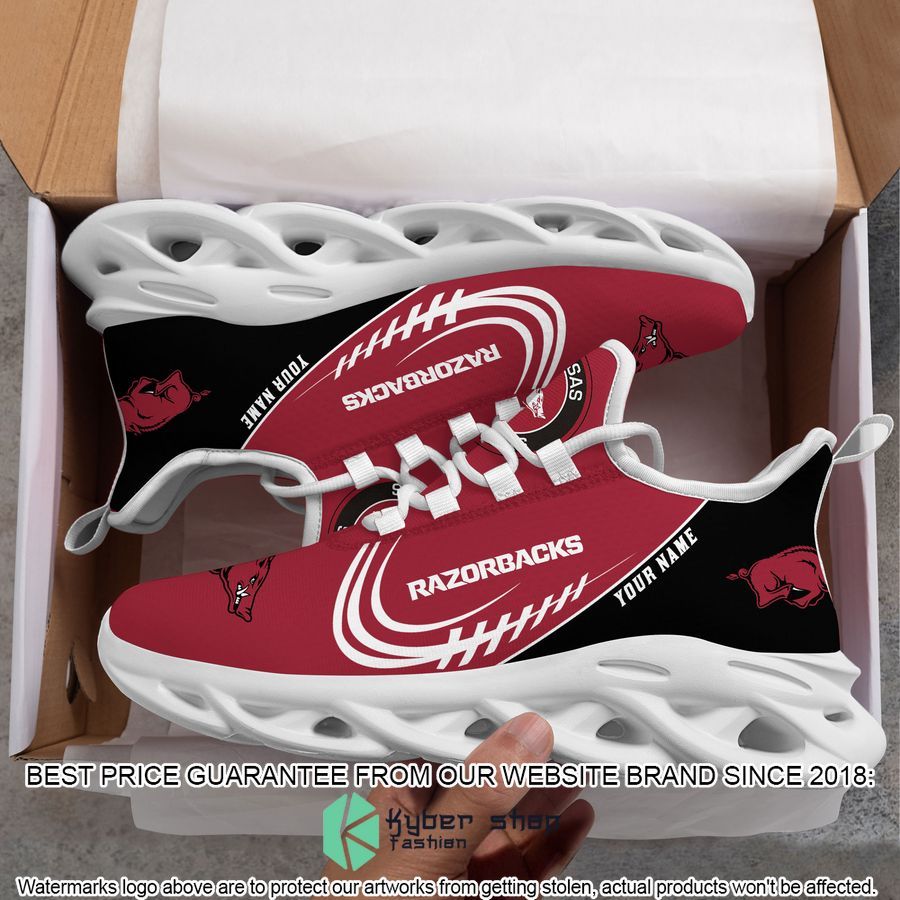 Personalized NCAA Teams Arkansas Razorbacks Max Soul Shoes 6 Personalized NCAA Teams Arkansas Razorbacks Max Soul Shoes word2