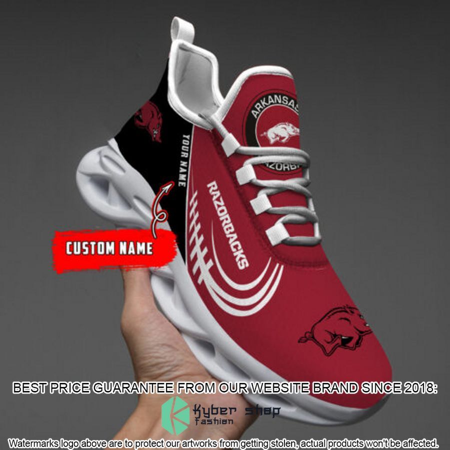 Personalized NCAA Teams Arkansas Razorbacks Max Soul Shoes 7 Personalized NCAA Teams Arkansas Razorbacks Max Soul Shoes word2