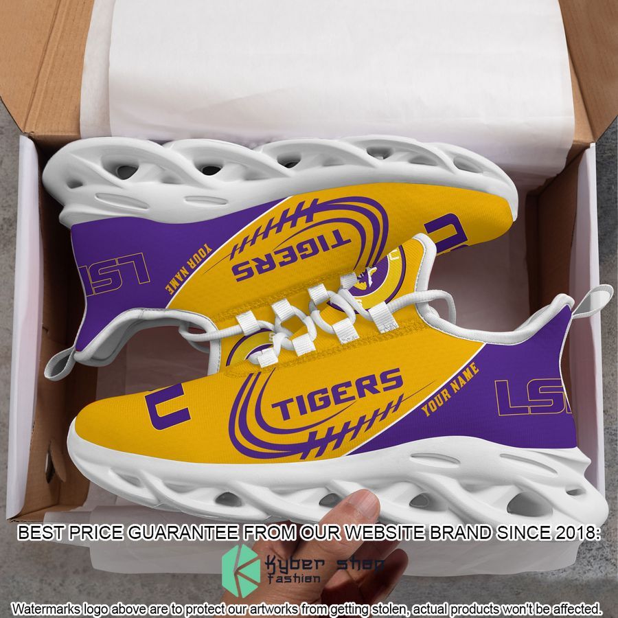 Personalized NCAA Teams LSU Tigers Max Soul Shoes 6 Personalized NCAA Teams LSU Tigers Max Soul Shoes word2