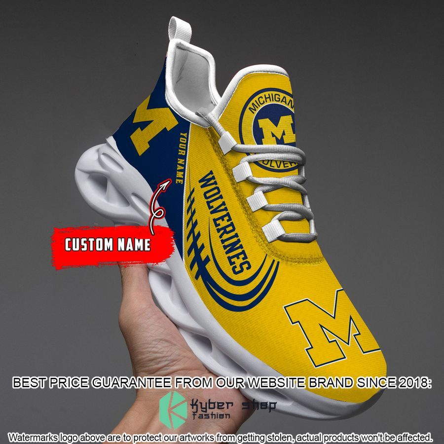 Personalized NCAA Teams Michigan Wolverines Max Soul Shoes
