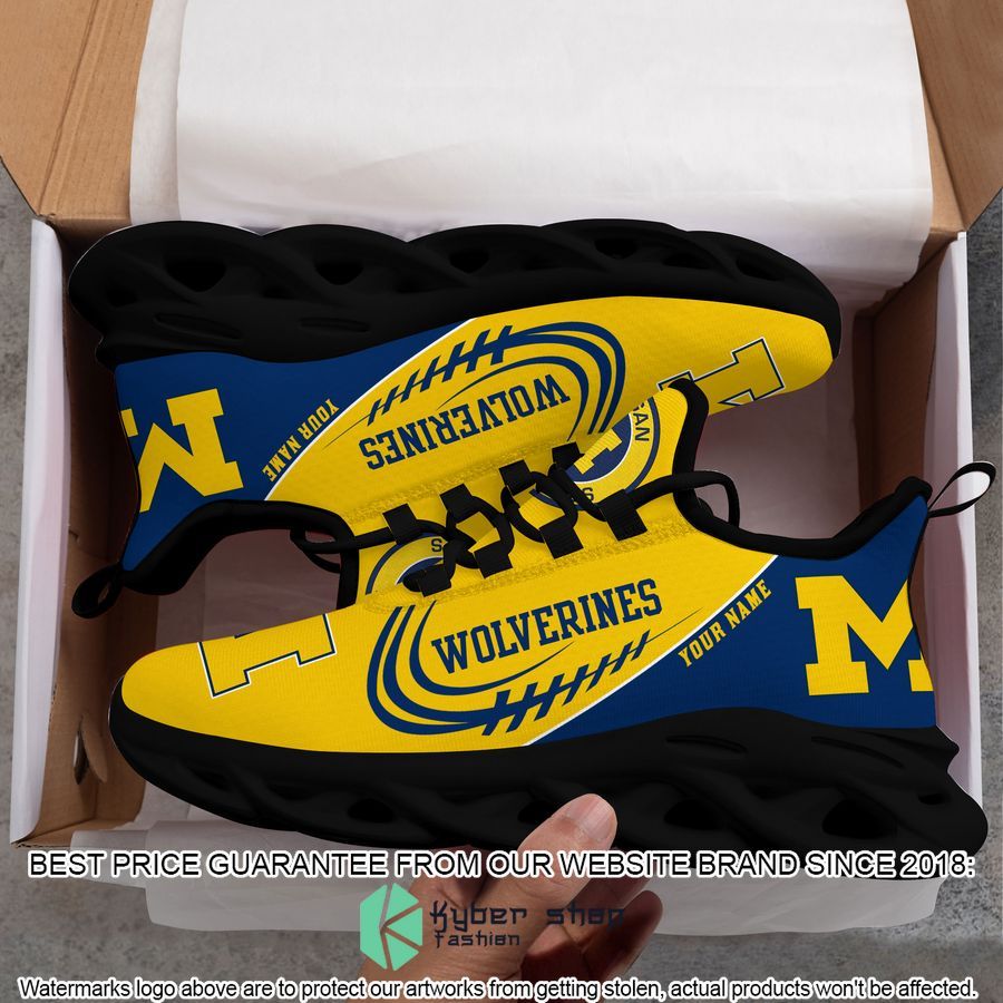 Personalized NCAA Teams Michigan Wolverines Max Soul Shoes 5 Personalized NCAA Teams Michigan Wolverines Max Soul Shoes word3