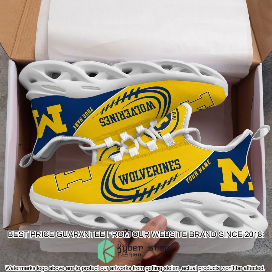 Personalized NCAA Teams Michigan Wolverines Max Soul Shoes 6 Personalized NCAA Teams Michigan Wolverines Max Soul Shoes word3