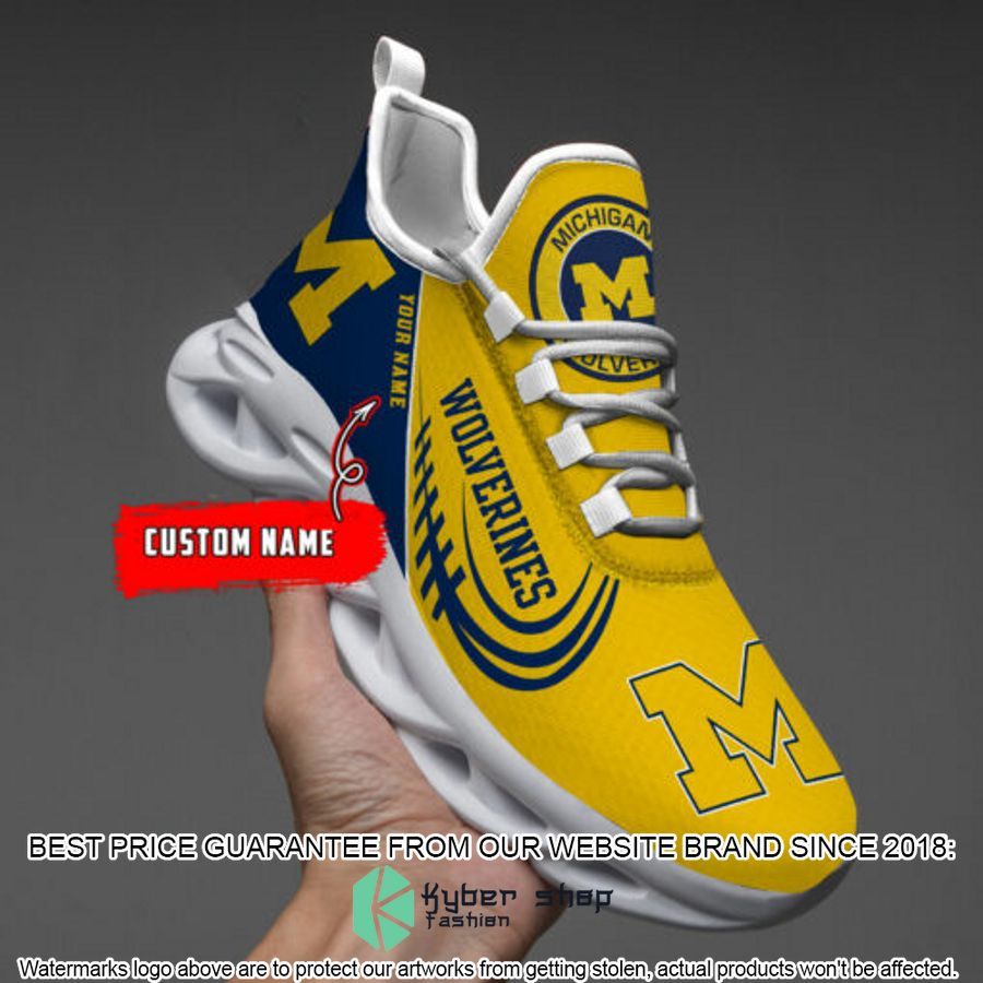 Personalized NCAA Teams Michigan Wolverines Max Soul Shoes 7 Personalized NCAA Teams Michigan Wolverines Max Soul Shoes word3