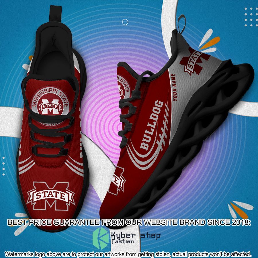 Personalized NCAA Teams Mississippi State Bulldogs Max Soul Shoes 3 Personalized NCAA Teams Mississippi State Bulldogs Max Soul Shoes word3
