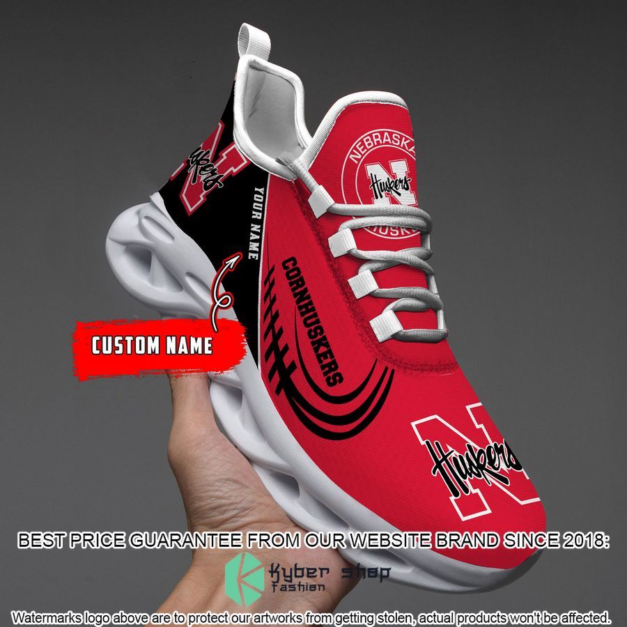 Personalized NCAA Teams Nebraska Cornhuskers Max Soul Shoes