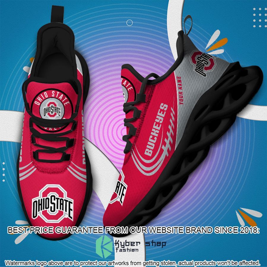 Personalized NCAA Teams Ohio State Buckeyes Max Soul Shoes 3 Personalized NCAA Teams Ohio State Buckeyes Max Soul Shoes word3