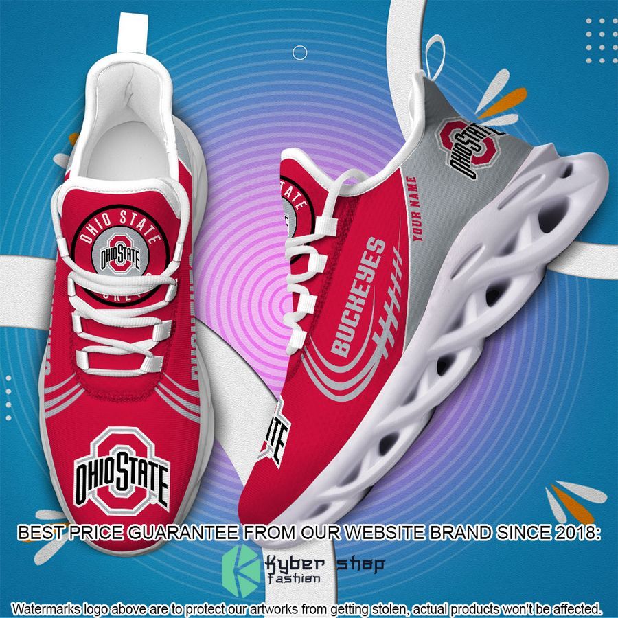 Personalized NCAA Teams Ohio State Buckeyes Max Soul Shoes 4 Personalized NCAA Teams Ohio State Buckeyes Max Soul Shoes word3