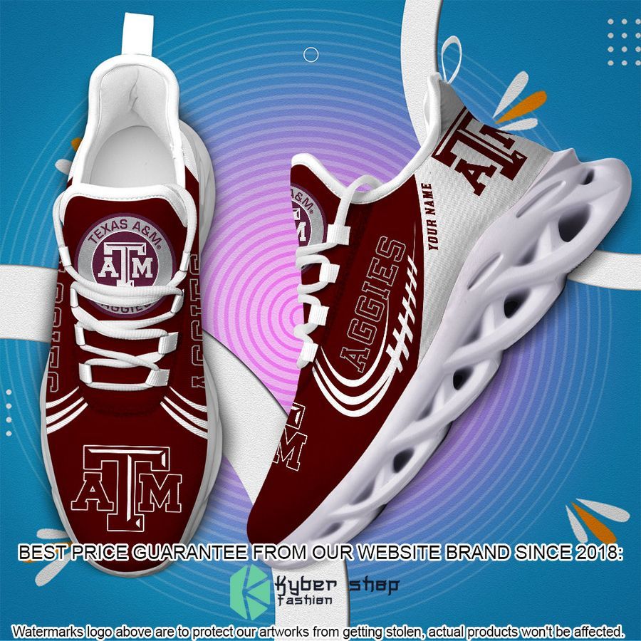 Personalized NCAA Teams Texas A&M Aggies Max Soul Shoes 4 Personalized NCAA Teams Texas A&M Aggies Max Soul Shoes word3