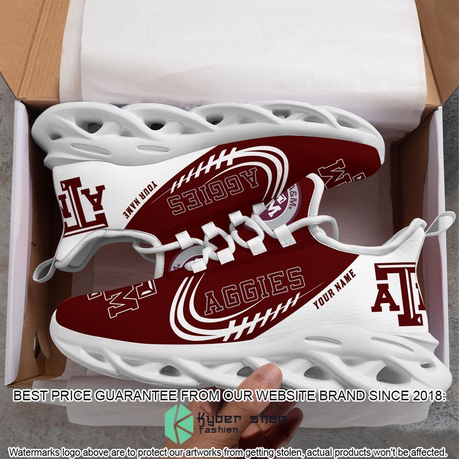 Personalized NCAA Teams Texas A&M Aggies Max Soul Shoes 6 Personalized NCAA Teams Texas A&M Aggies Max Soul Shoes word3
