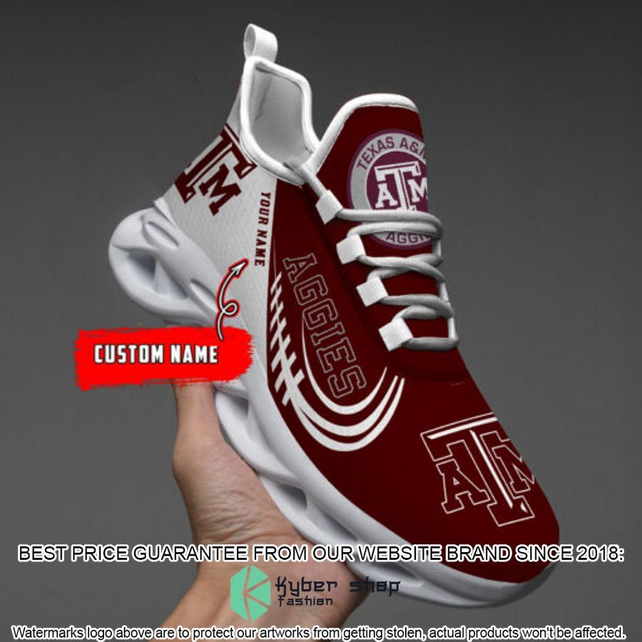 Personalized NCAA Teams Texas A&M Aggies Max Soul Shoes 7 Personalized NCAA Teams Texas A&M Aggies Max Soul Shoes word3