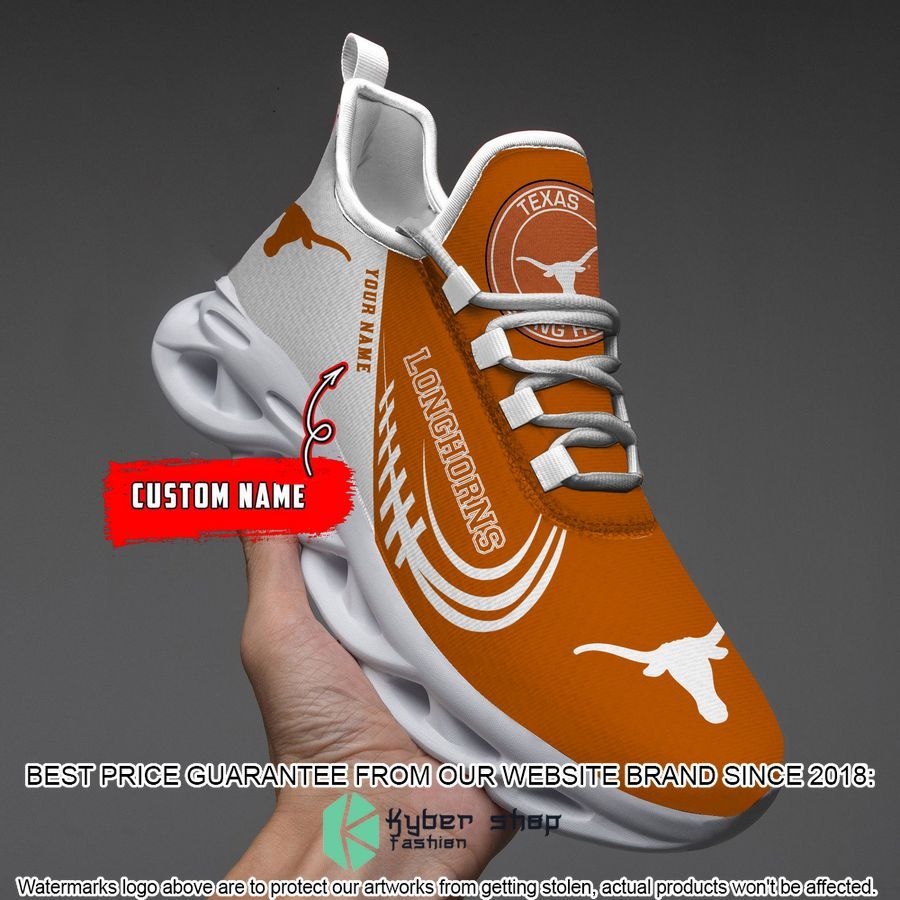 Personalized NCAA Teams Texas Longhorns Max Soul Shoes