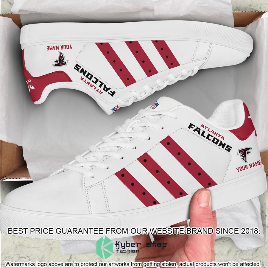 Personalized NFL Atlanta Falcons Stan Smith Shoes word1