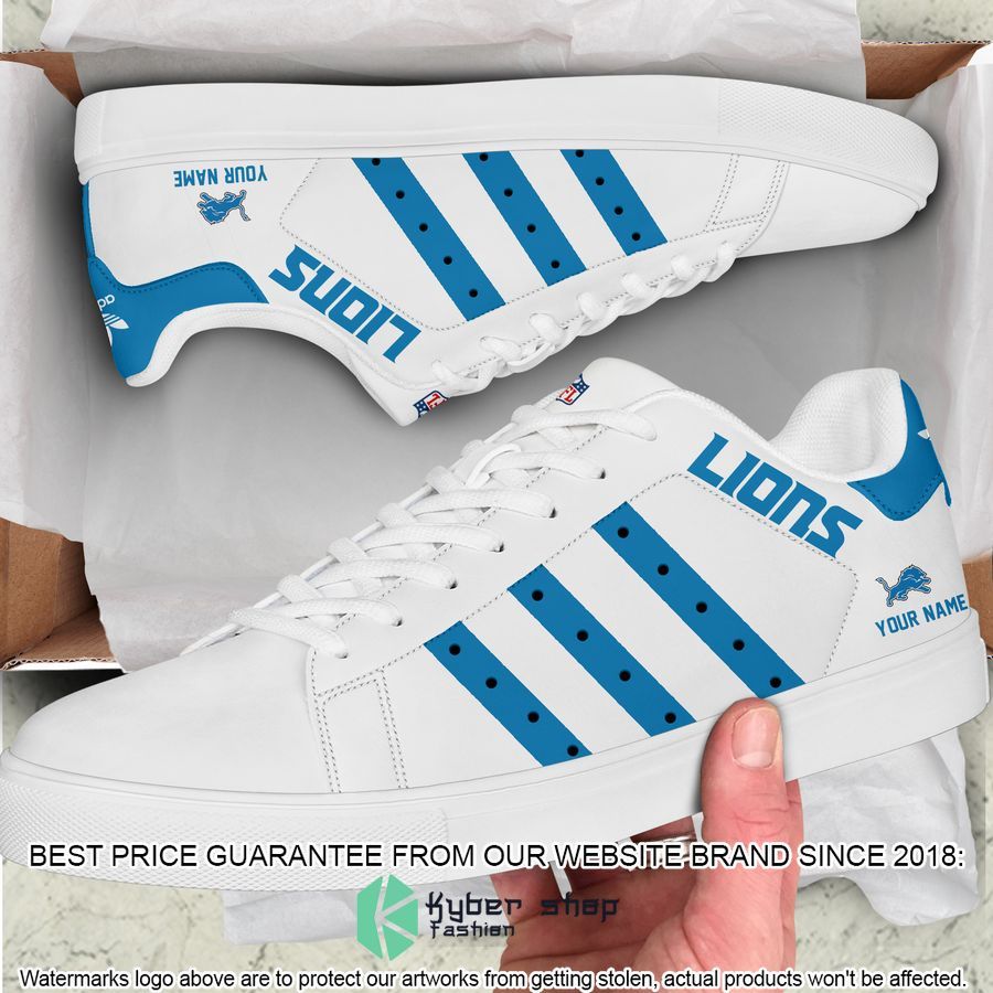 Personalized NFL Detroit Lions Stan Smith Shoes