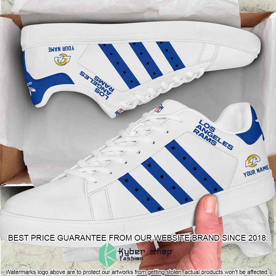 Personalized NFL Los Angeles Rams Stan Smith Shoes word1