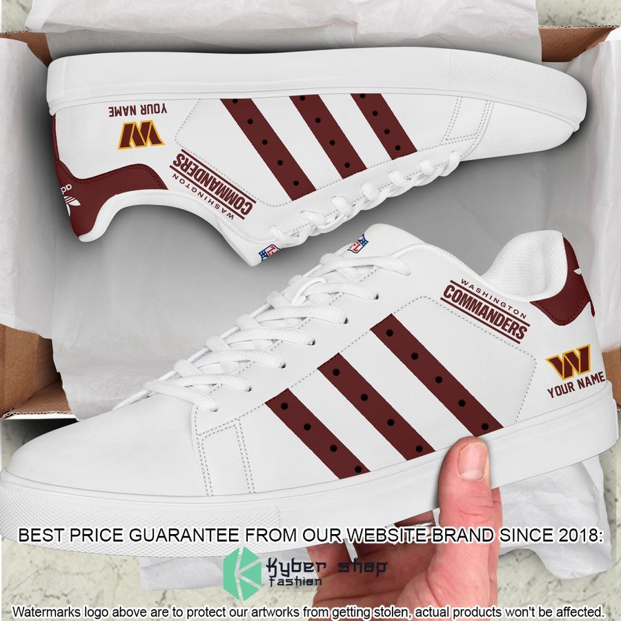 Personalized NFL Washington Commanders Stan Smith Shoes
