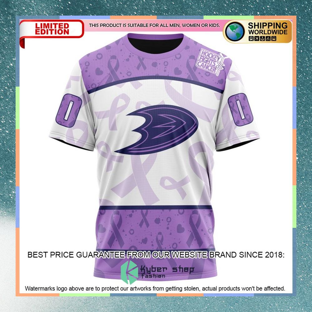 Personalized NHL Anaheim Ducks Lavender Fight Cancer Shirt, Hoodie 8 Personalized NHL Anaheim Ducks Lavender Fight Cancer Shirt, Hoodie word1