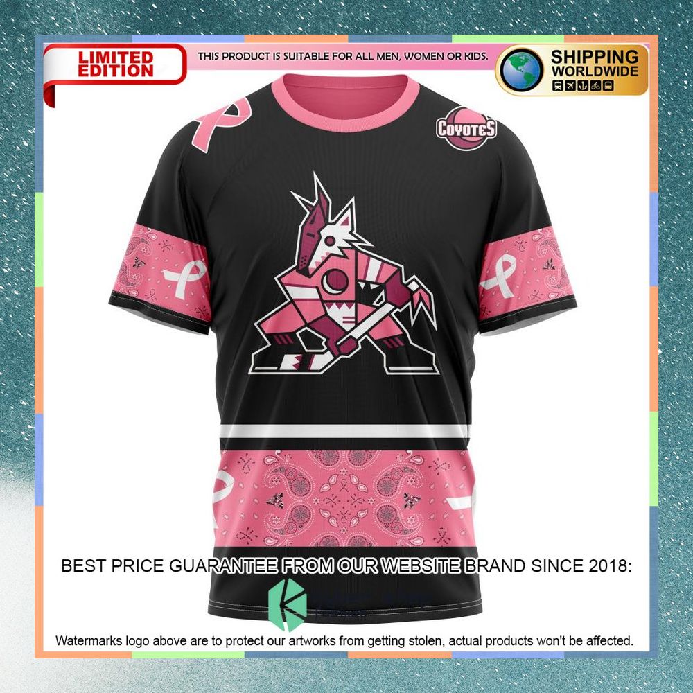 Personalized NHL Arizona Coyotes Design In Classic Style With Paisley! We Wear Pink Breast Cancer Shirt, Hoodie 8 Personalized NHL Arizona Coyotes Design In Classic Style With Paisley! We Wear Pink Breast Cancer Shirt, Hoodie word1