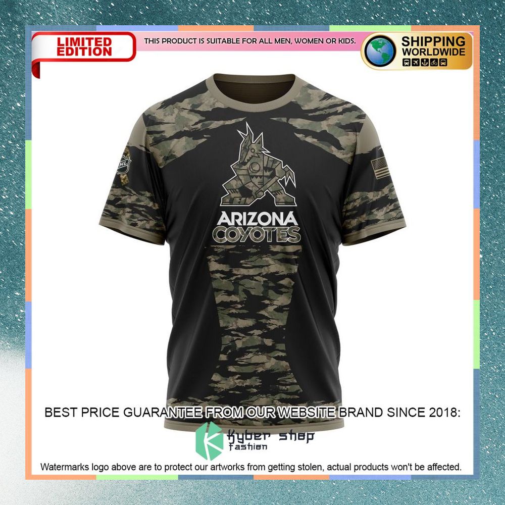 Personalized NHL Arizona Coyotes Honors Veterans And Military Members Shirt, Hoodie 8 Personalized NHL Arizona Coyotes Honors Veterans And Military Members Shirt, Hoodie word1