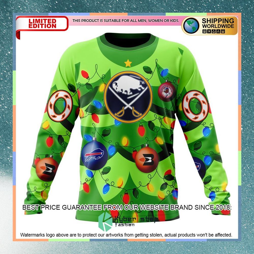 Personalized NHL Buffalo Sabres Christmass Tree Color And City's Sport Teams Shirt, Hoodie 6 Personalized NHL Buffalo Sabres Christmass Tree Color And City's Sport Teams Shirt, Hoodie word3