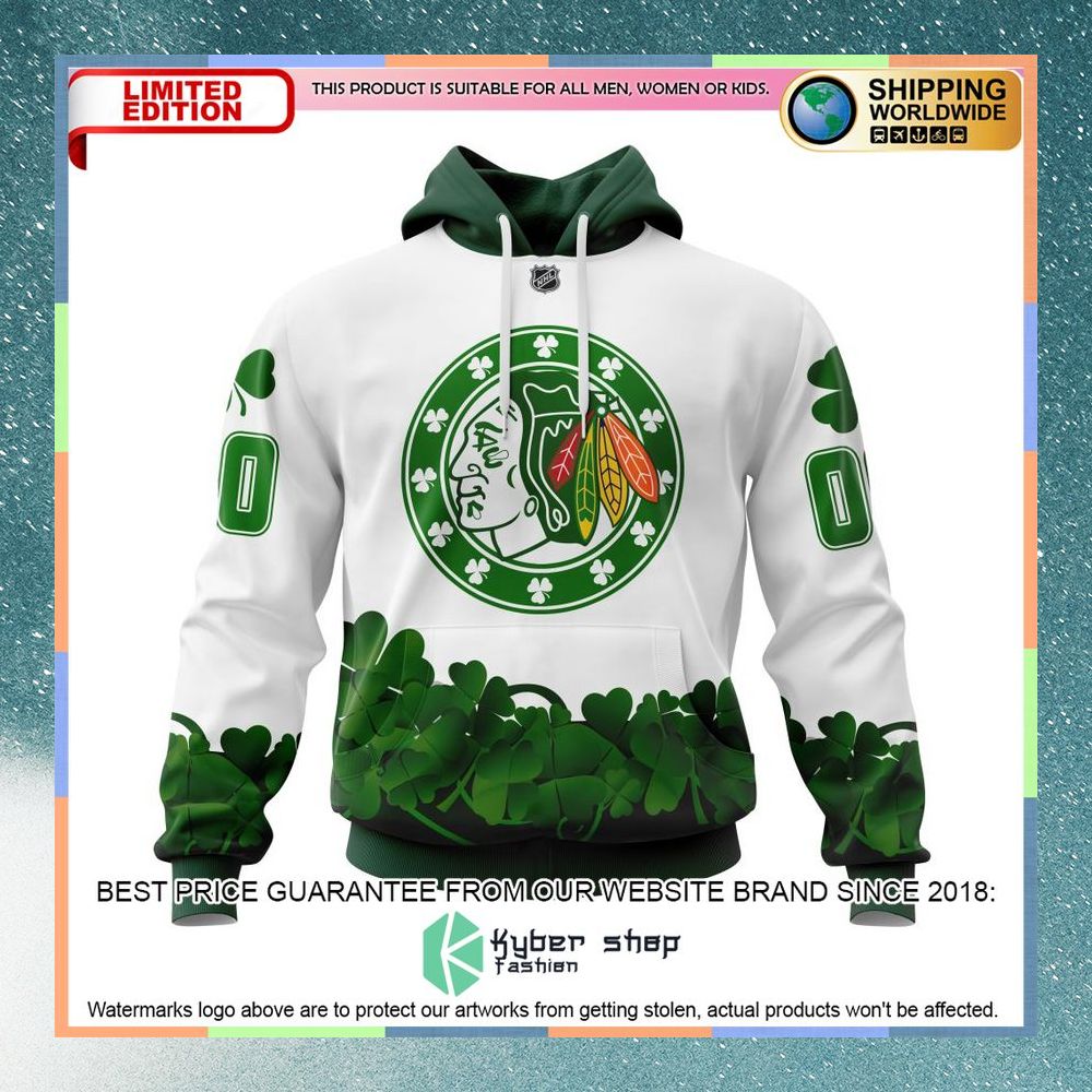 Personalized NHL Chicago Blackhawks Happy St.Patrick Days Shirt, Hoodie