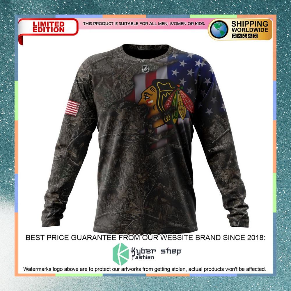 Personalized NHL Chicago Blackhawks Hunting Camo Realtree Shirt, Hoodie 6 Personalized NHL Chicago Blackhawks Hunting Camo Realtree Shirt, Hoodie word2