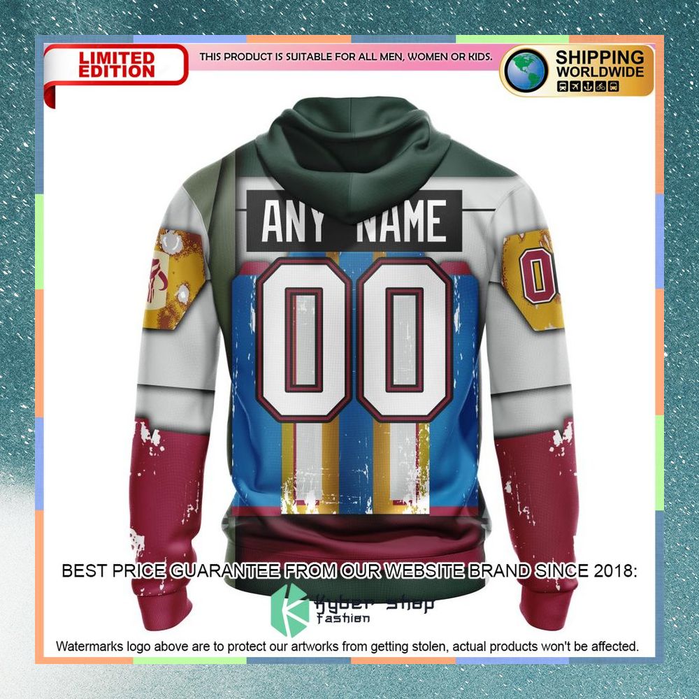 Personalized NHL Colorado Avalanche X Boba Fett'S Armor Design For Star Wars Fourth Of July Shirt, Hoodie 3 Personalized NHL Colorado Avalanche X Boba Fett'S Armor Design For Star Wars Fourth Of July Shirt, Hoodie word3