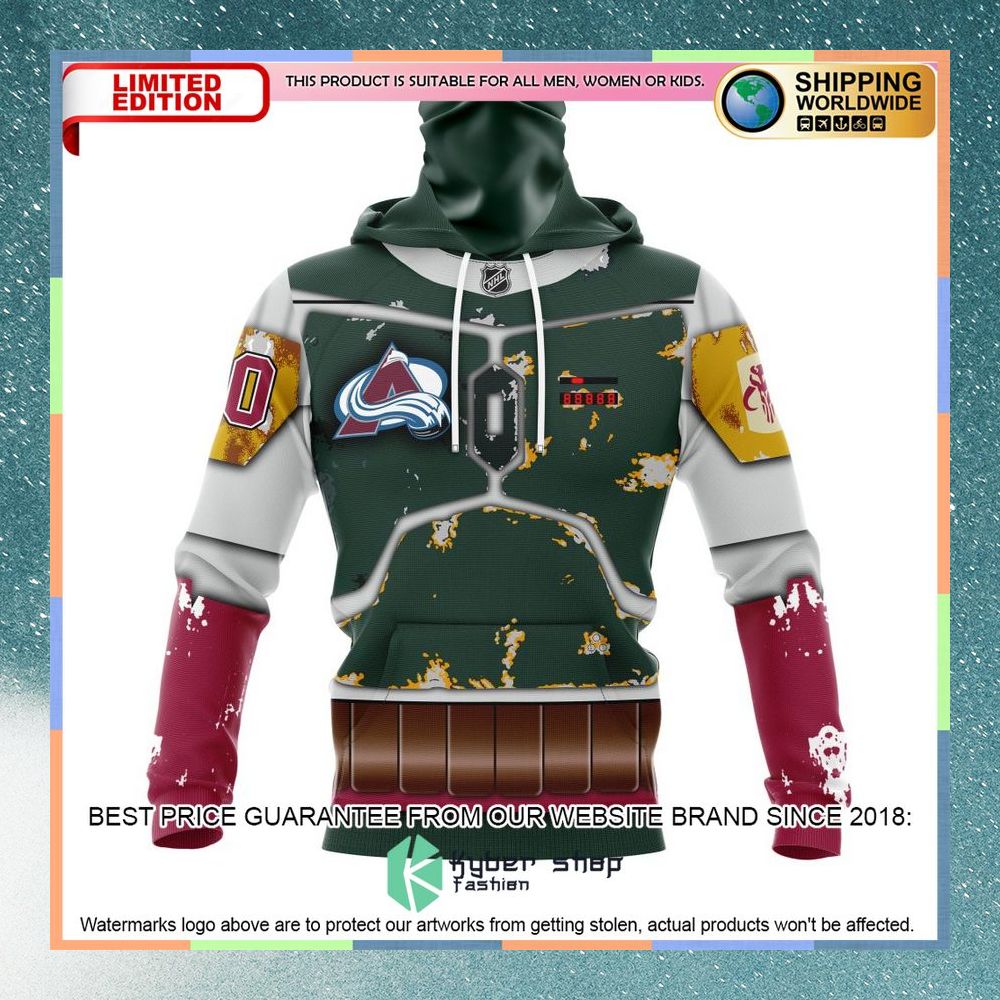 Personalized NHL Colorado Avalanche X Boba Fett'S Armor Design For Star Wars Fourth Of July Shirt, Hoodie 4 Personalized NHL Colorado Avalanche X Boba Fett'S Armor Design For Star Wars Fourth Of July Shirt, Hoodie word3
