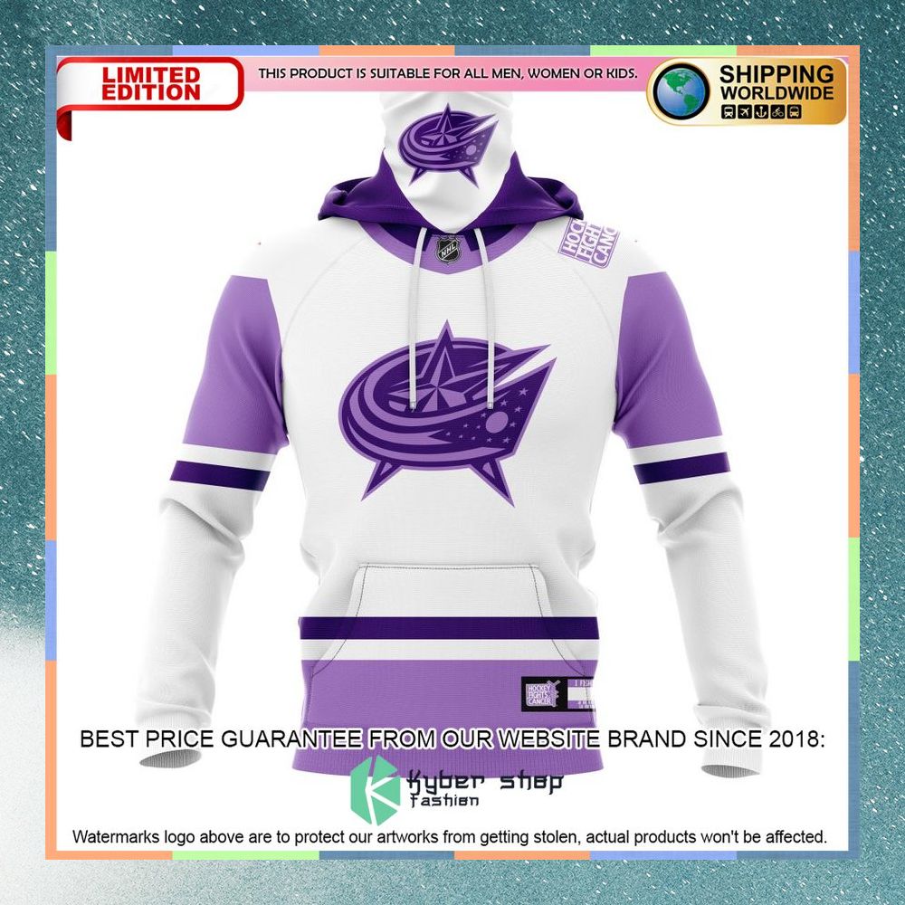 Personalized NHL Columbus Blue Jackets 2021 Fights Cancer Shirt, Hoodie 4 Personalized NHL Columbus Blue Jackets 2021 Fights Cancer Shirt, Hoodie word2