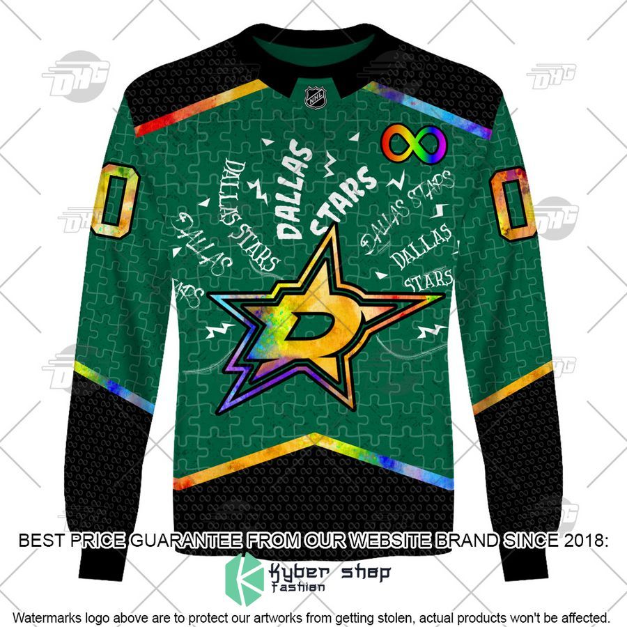 Personalized NHL Dallas Stars Autism 3D Shirt, Hoodie 5 Personalized NHL Dallas Stars Autism 3D Shirt, Hoodie word3