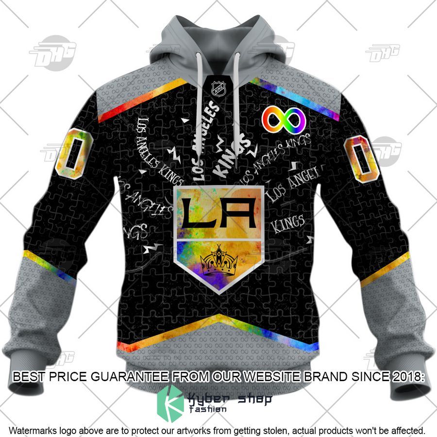 Personalized NHL Los Angeles Kings Autism 3D Shirt, Hoodie 3 Personalized NHL Los Angeles Kings Autism 3D Shirt, Hoodie word1