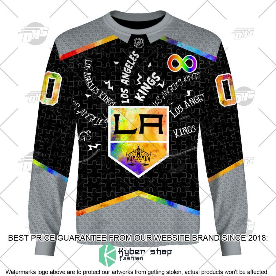 Personalized NHL Los Angeles Kings Autism 3D Shirt, Hoodie 5 Personalized NHL Los Angeles Kings Autism 3D Shirt, Hoodie word1
