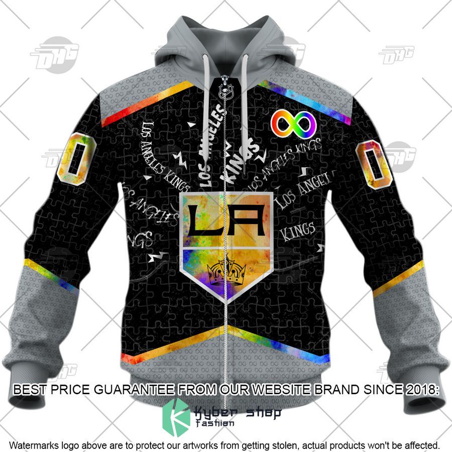 Personalized NHL Los Angeles Kings Autism 3D Shirt, Hoodie 6 Personalized NHL Los Angeles Kings Autism 3D Shirt, Hoodie word1
