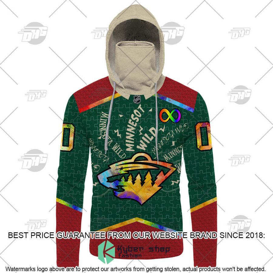 Personalized NHL Minnesota Wild Autism 3D Shirt, Hoodie 10 Personalized NHL Minnesota Wild Autism 3D Shirt, Hoodie word1