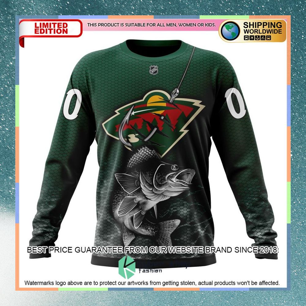 Personalized NHL Minnesota Wild Fishing Style Shirt, Hoodie 6 Personalized NHL Minnesota Wild Fishing Style Shirt, Hoodie word3