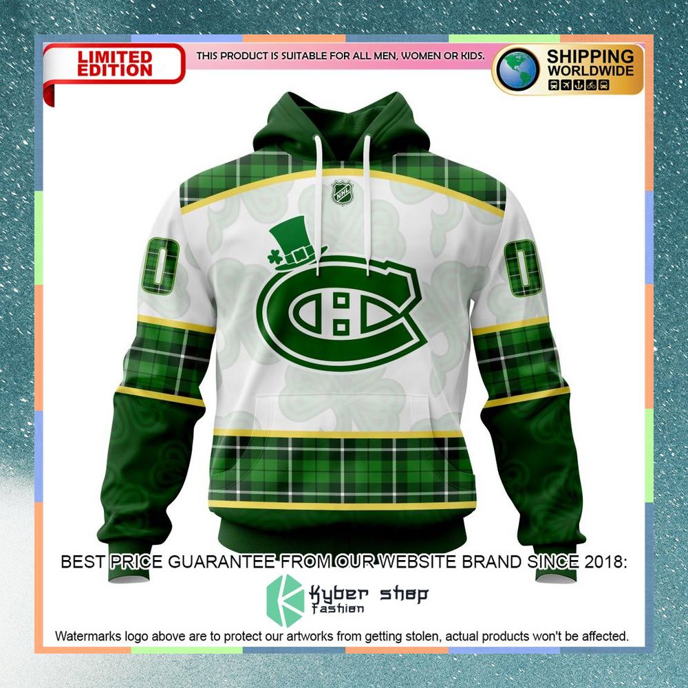 Personalized NHL Montreal Canadiens St.Patrick Days Concepts Shirt, Hoodie