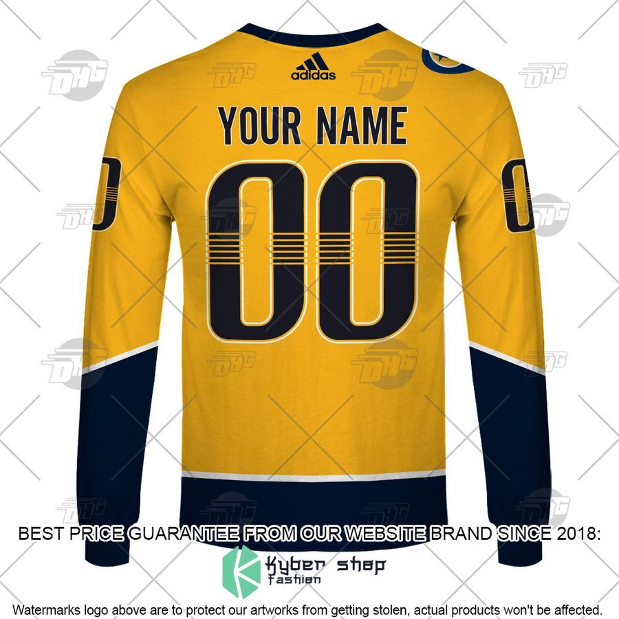 Personalized NHL Nashville Predators 2022 Gold Home Primegreen Pro 3D Shirt, Hoodie 9 Personalized NHL Nashville Predators 2022 Gold Home Primegreen Pro 3D Shirt, Hoodie word3