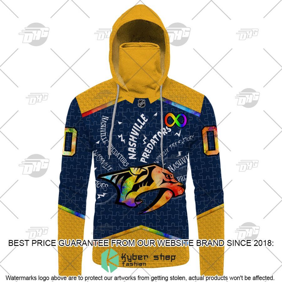 Personalized NHL Nashville Predators Autism 3D Shirt, Hoodie 10 Personalized NHL Nashville Predators Autism 3D Shirt, Hoodie word1