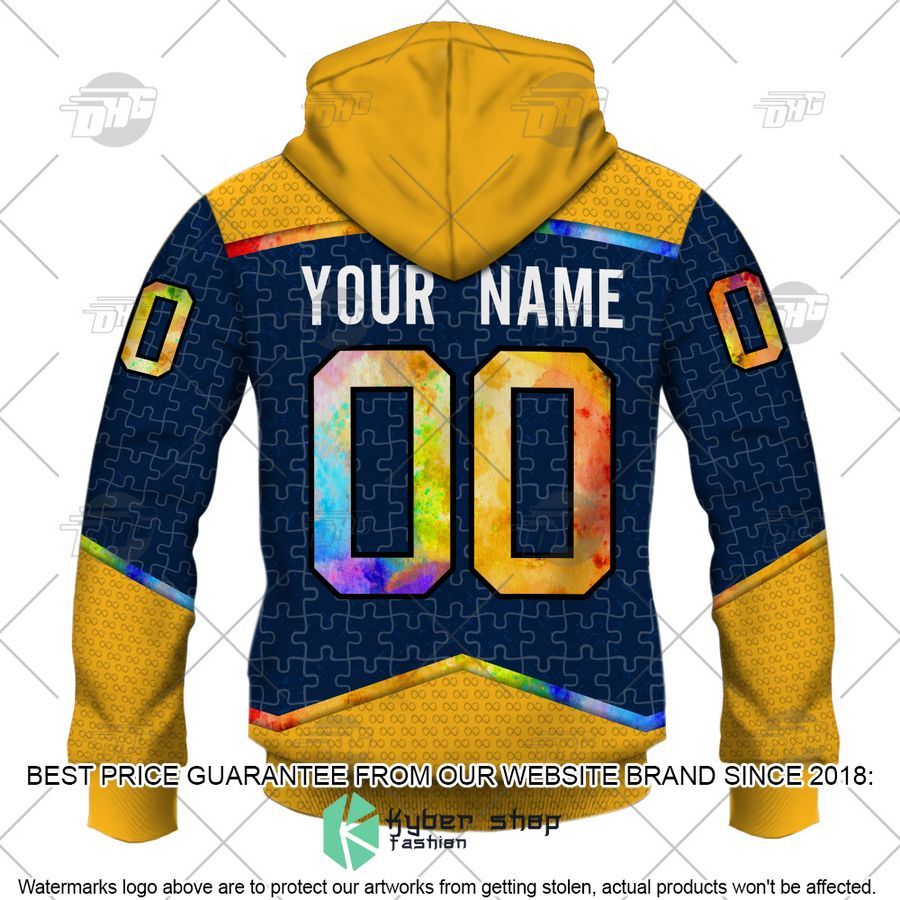 Personalized NHL Nashville Predators Autism 3D Shirt, Hoodie 7 Personalized NHL Nashville Predators Autism 3D Shirt, Hoodie word1