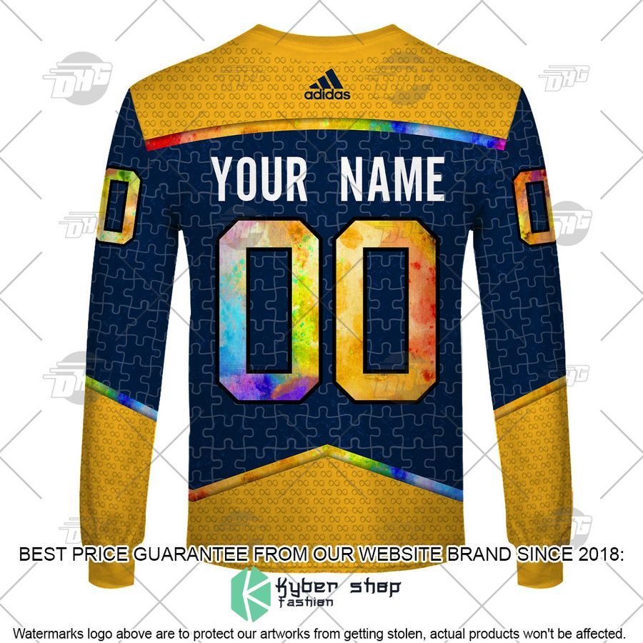 Personalized NHL Nashville Predators Autism 3D Shirt, Hoodie 9 Personalized NHL Nashville Predators Autism 3D Shirt, Hoodie word1