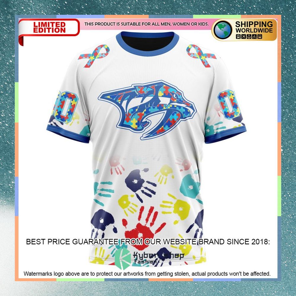 Personalized NHL Nashville Predators Autism Awareness Design Shirt, Hoodie 8 Personalized NHL Nashville Predators Autism Awareness Design Shirt, Hoodie word3