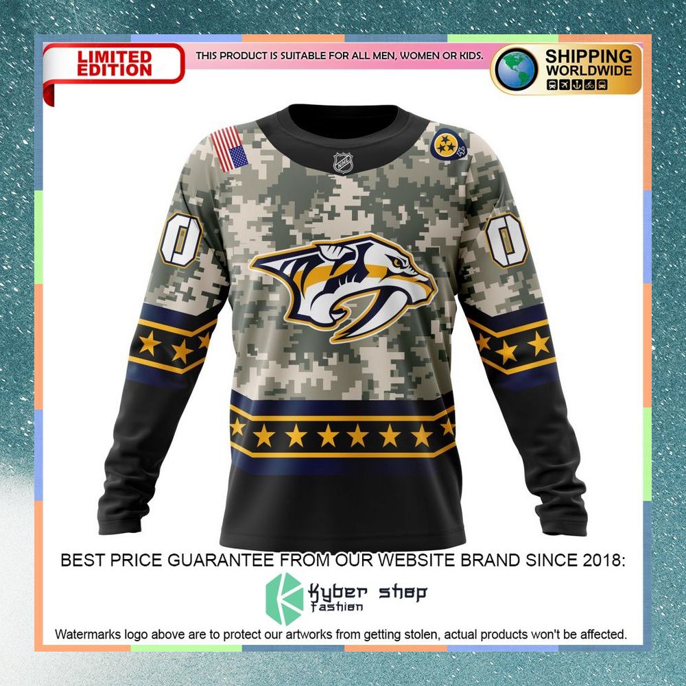 Personalized NHL Nashville Predators Honor Military With Camo Shirt, Hoodie 6 Personalized NHL Nashville Predators Honor Military With Camo Shirt, Hoodie word2