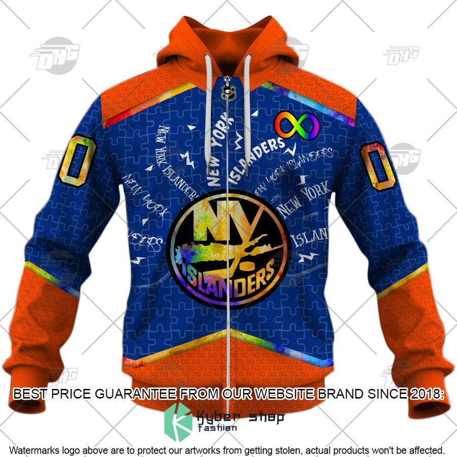 Personalized NHL New York Islanders Autism 3D Shirt, Hoodie 6 Personalized NHL New York Islanders Autism 3D Shirt, Hoodie word2