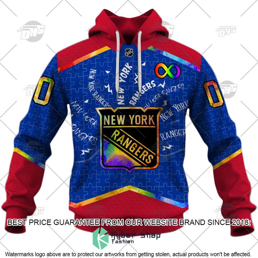 Personalized NHL New York Rangers Autism 3D Shirt, Hoodie 3 Personalized NHL New York Rangers Autism 3D Shirt, Hoodie word1