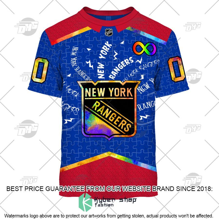 Personalized NHL New York Rangers Autism 3D Shirt, Hoodie 4 Personalized NHL New York Rangers Autism 3D Shirt, Hoodie word1