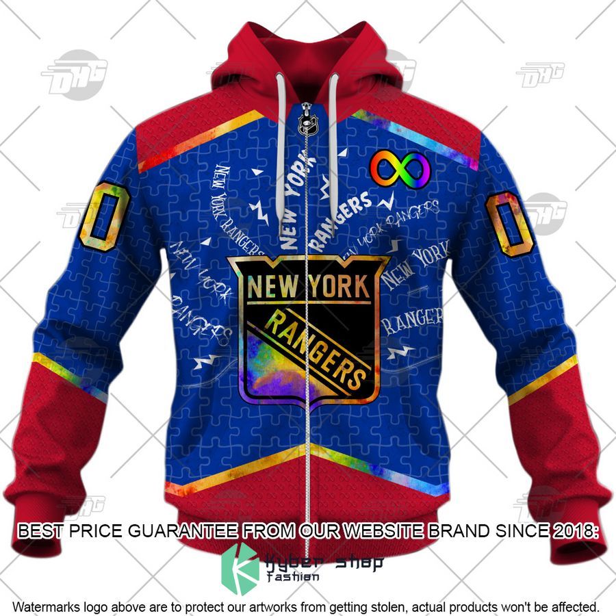 Personalized NHL New York Rangers Autism 3D Shirt, Hoodie 6 Personalized NHL New York Rangers Autism 3D Shirt, Hoodie word1