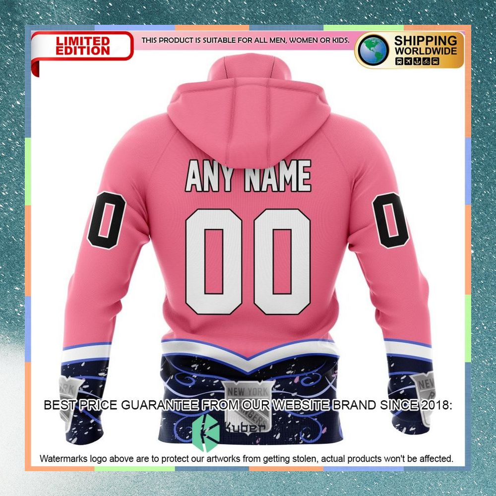 Personalized NHL New York Rangers Hockey Fights Cancer Shirt, Hoodie 5 Personalized NHL New York Rangers Hockey Fights Cancer Shirt, Hoodie word3