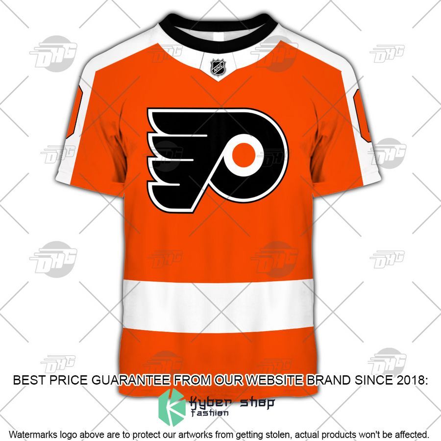 Personalized NHL Philadelphia Flyers 2022 Orange Home 3D Shirt, Hoodie 4 Personalized NHL Philadelphia Flyers 2022 Orange Home 3D Shirt, Hoodie word3