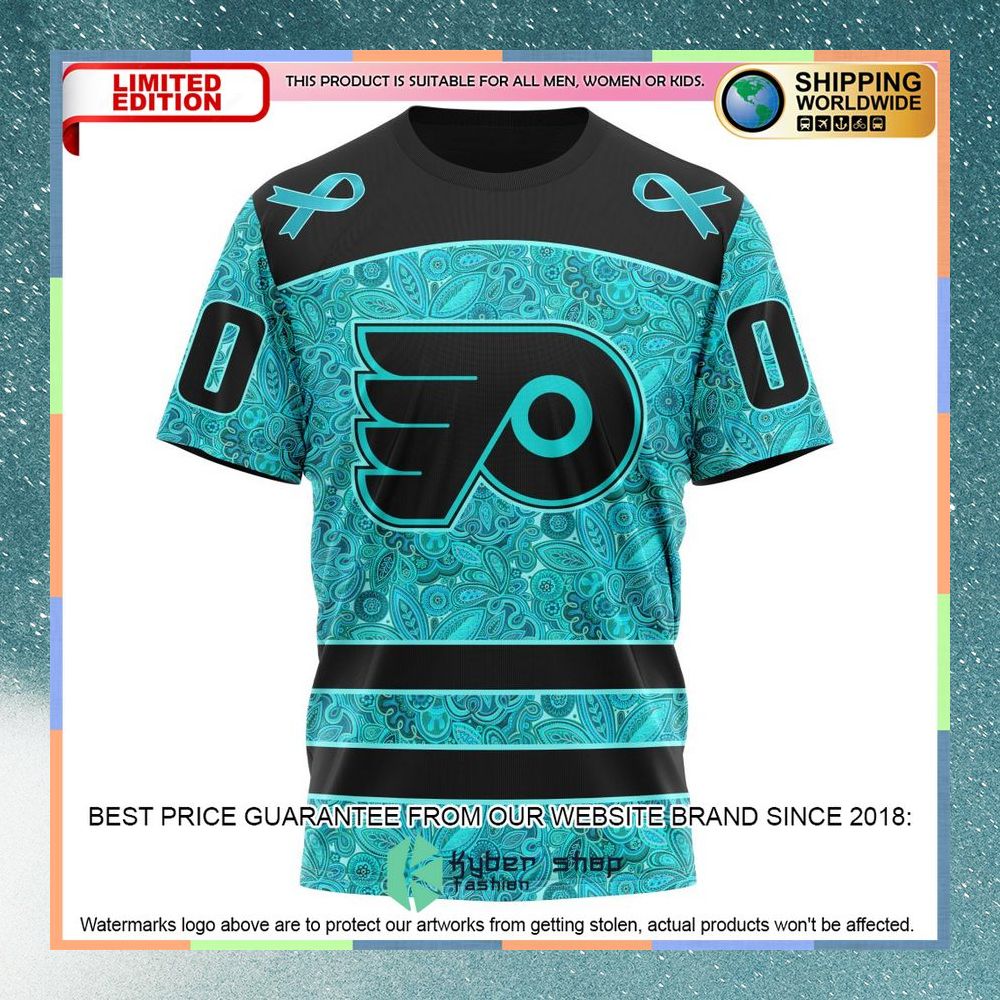 Personalized NHL Philadelphia Flyers Design Fight Ovarian Cancer Shirt, Hoodie 8 Personalized NHL Philadelphia Flyers Design Fight Ovarian Cancer Shirt, Hoodie word3