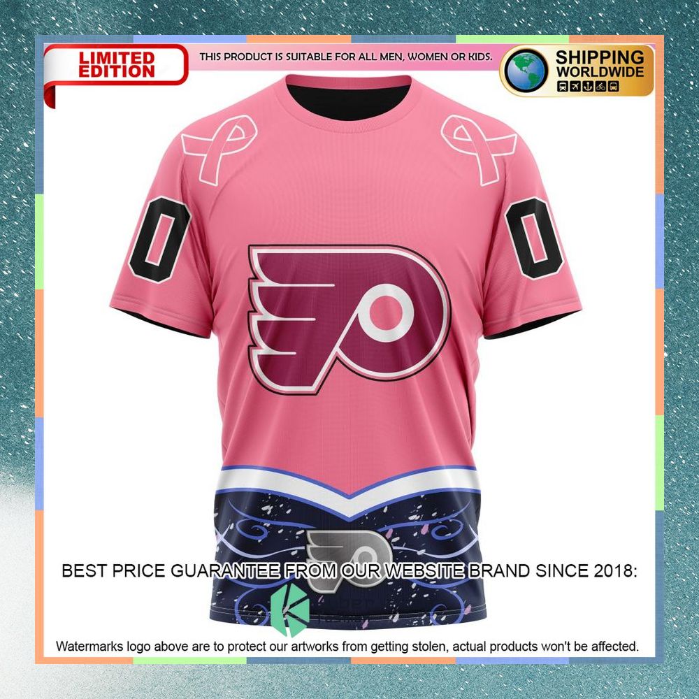Personalized NHL Philadelphia Flyers Hockey Fights Cancer Shirt, Hoodie 8 Personalized NHL Philadelphia Flyers Hockey Fights Cancer Shirt, Hoodie word3
